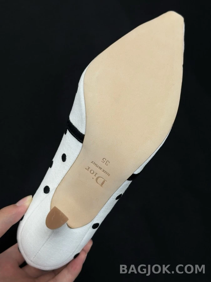 디올 디올 폴카 도트 보우 펌프스 상세 이미지