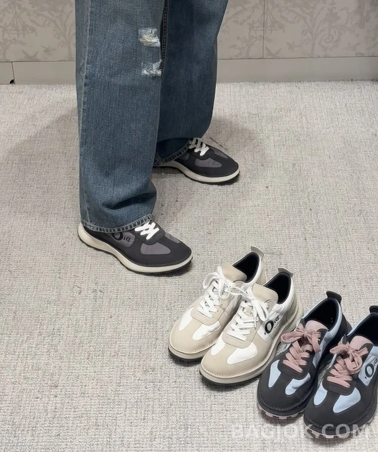 디올 디올 로고 레트로 스니커즈 상세 이미지