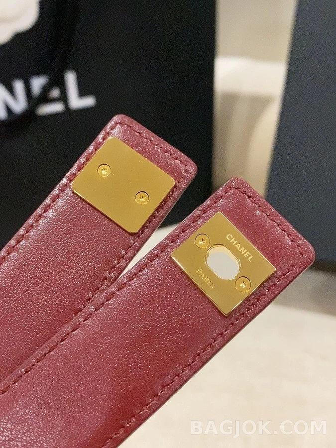 샤넬 샤넬 25mm 레더 벨트 상세 이미지