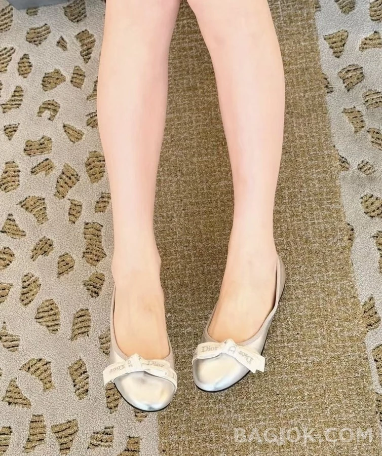 디올 디올 리본 보우 발레 플랫 상세 이미지
