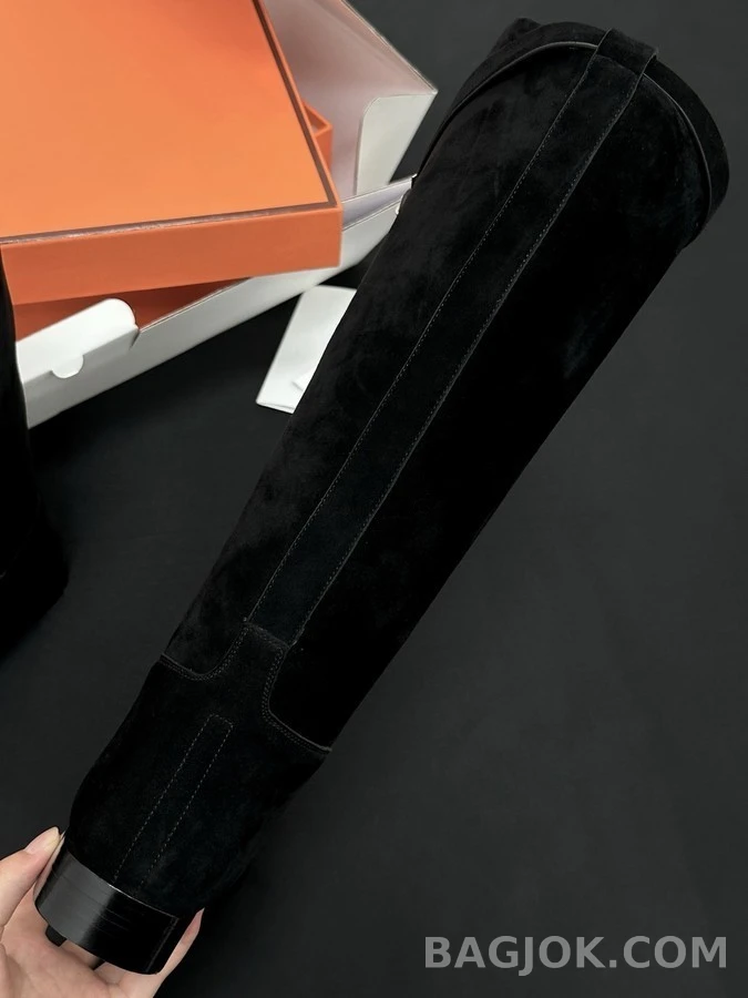 에르메스 에르메스 점핑 켈리 스웨이드 라이딩 부츠 상세 이미지