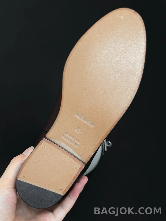 에르메스 에르메스 켈리 버클 캔버스 패널 라이딩 부츠 상세 이미지