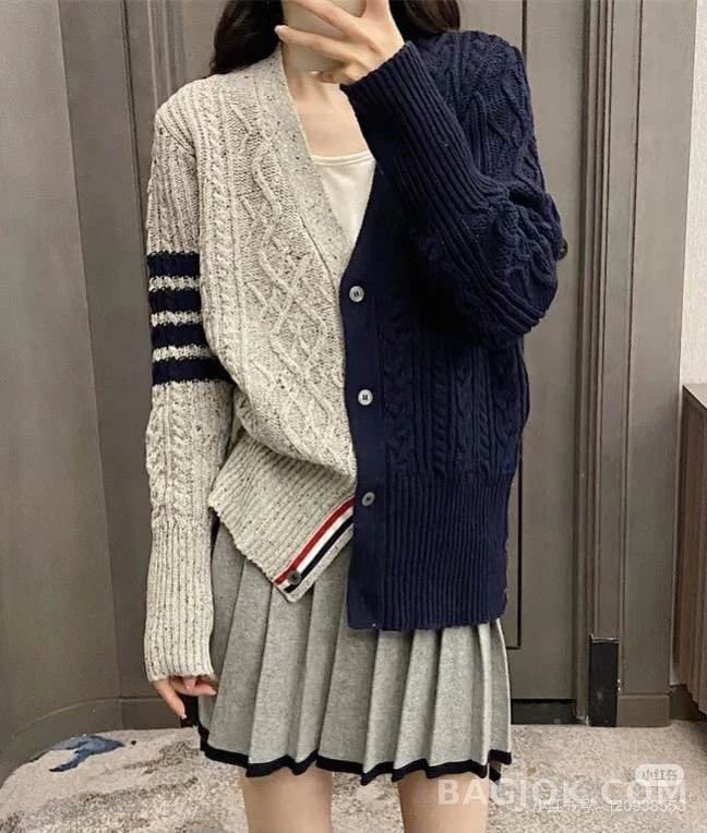 톰브라운 톰브라운 스플릿 4바 케이블 가디건 상세 이미지