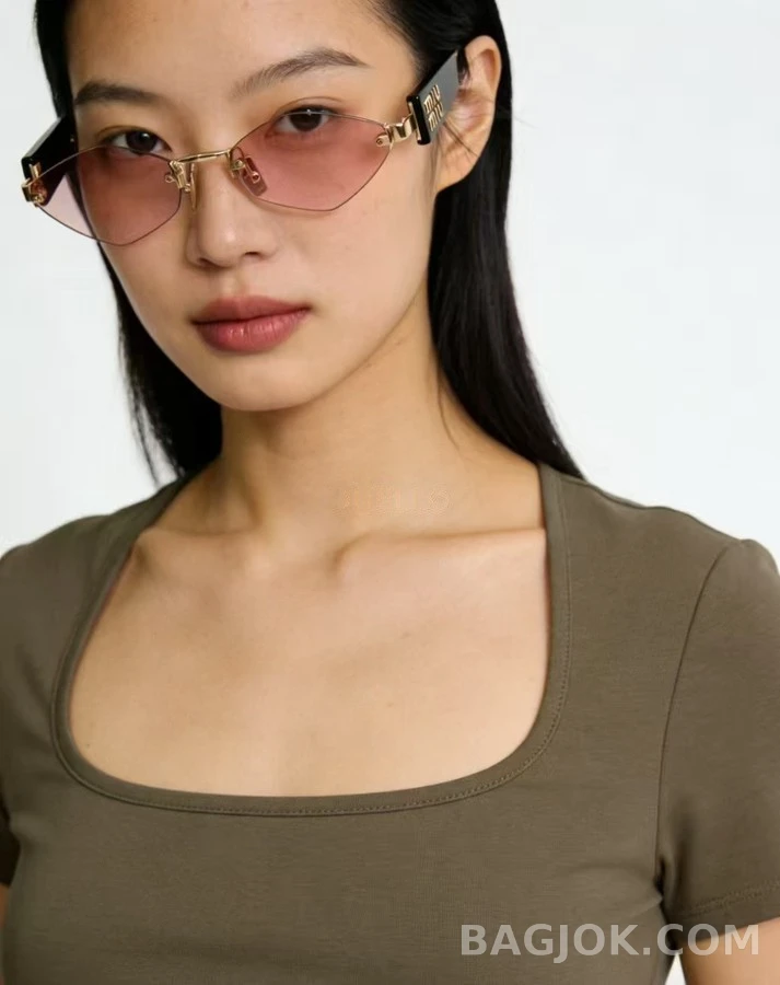미우미우 미우미우 림리스 다이아몬드 선글라스 상세 이미지