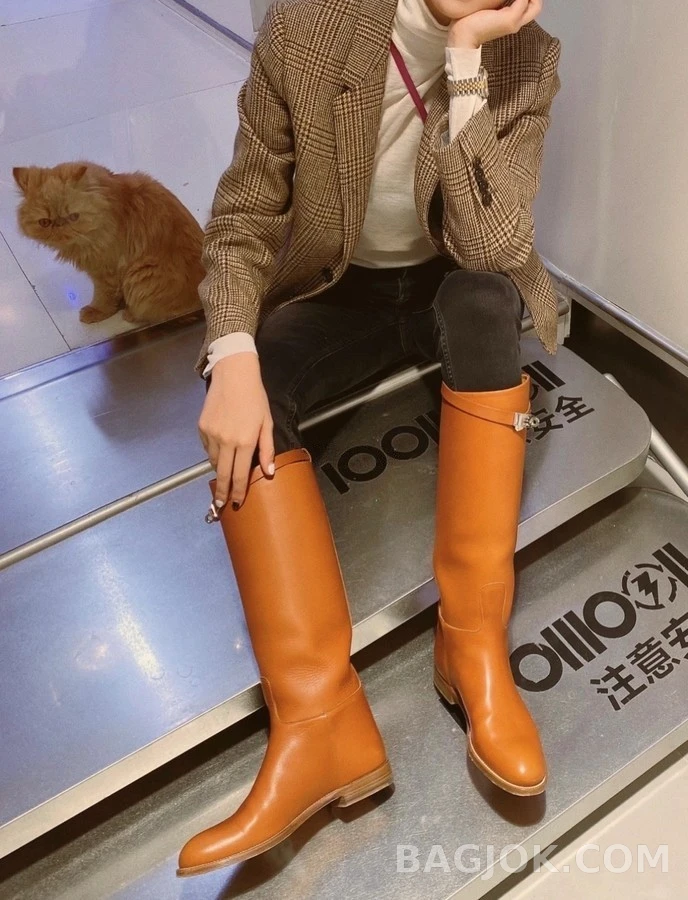 에르메스 에르메스 점핑 켈리 버클 롱부츠 상세 이미지