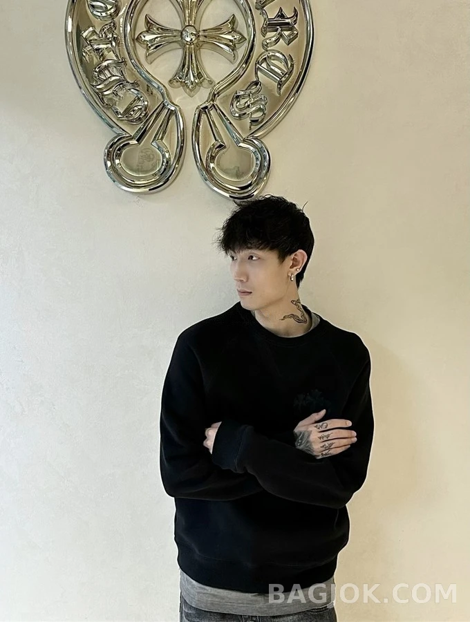 크롬하츠 크롬하츠 엠블럼 자수 맨투맨 상세 이미지