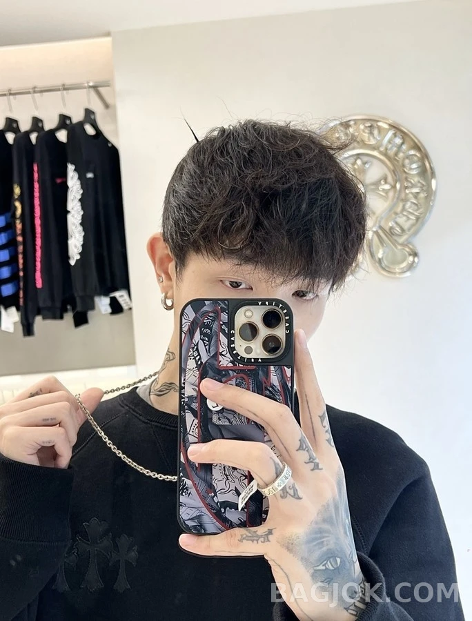 크롬하츠 크롬하츠 엠블럼 자수 맨투맨 상세 이미지