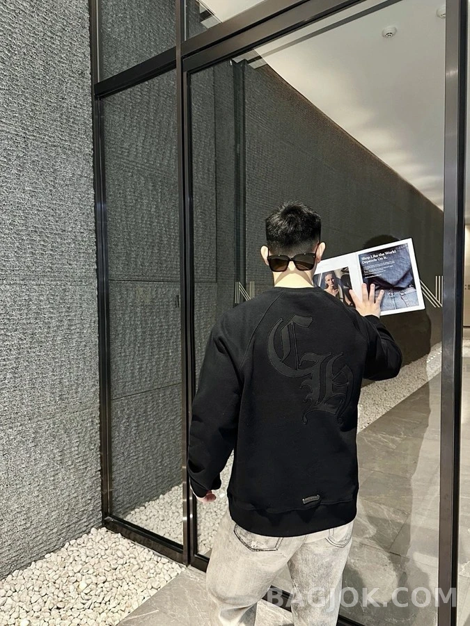 크롬하츠 크롬하츠 엠블럼 자수 맨투맨 상세 이미지