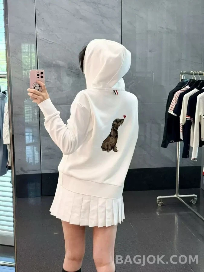 톰브라운 톰브라운 강아지 그래픽 후드 집업 상세 이미지