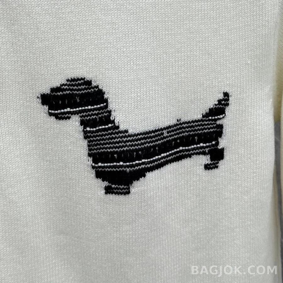 톰브라운 톰브라운 폴로 카라 강아지 가디건 상세 이미지