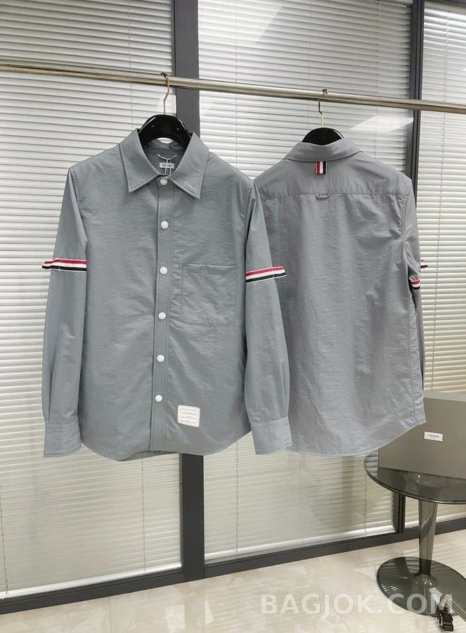 톰브라운 톰브라운 삼선 스트라이프 셔츠 상세 이미지