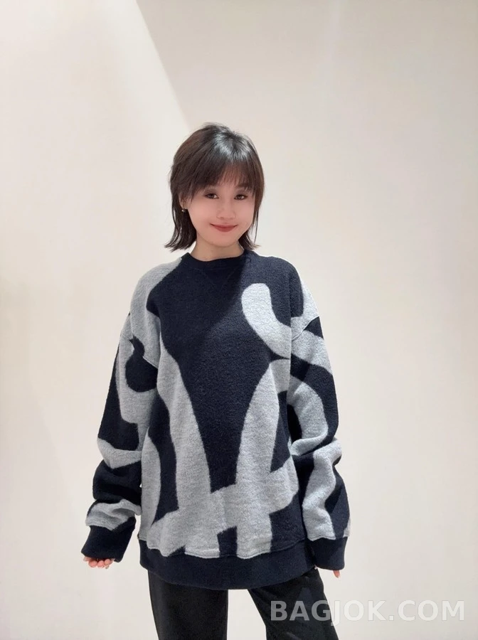로에베 로에베 아나그램 자카드 니트 상세 이미지