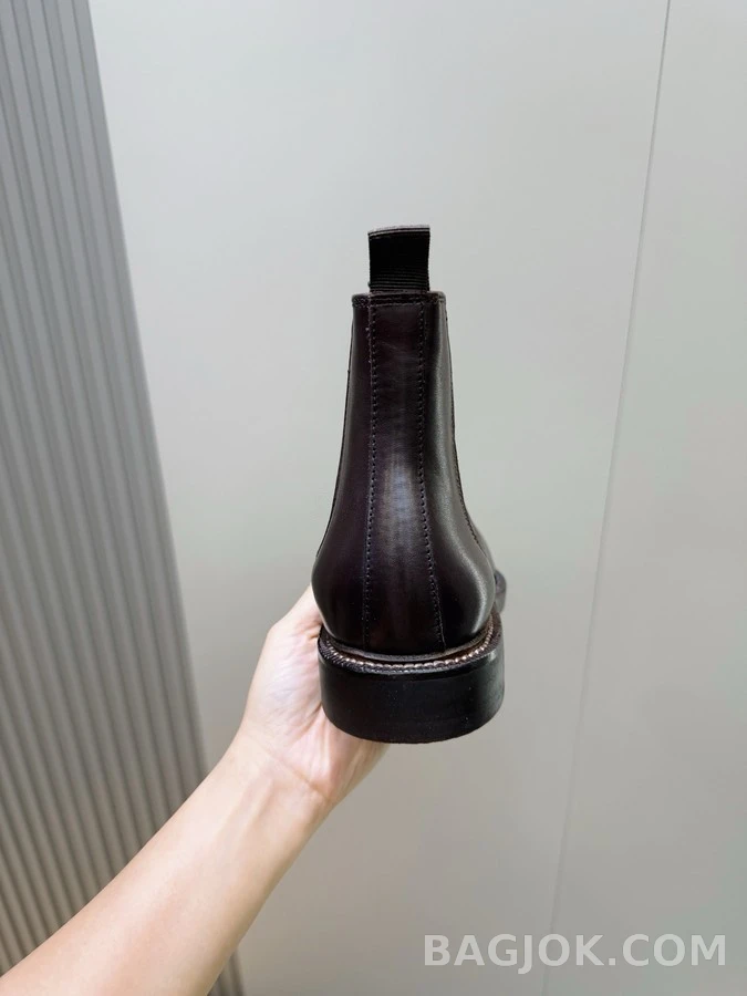 브루넬로 쿠치넬리 브루넬로 쿠치넬리 레더 첼시 부츠 상세 이미지