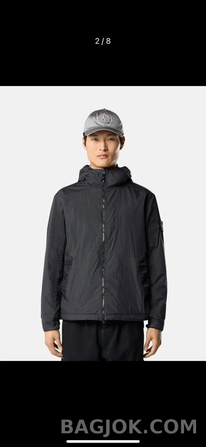 스톤아일랜드 스톤 아일랜드 메탈 나일론 후드 집업 상세 이미지