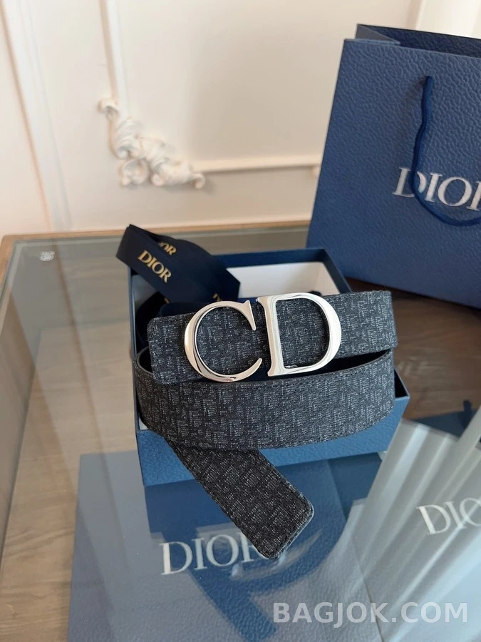 디올 디올 오블리크 버클 벨트 상세 이미지