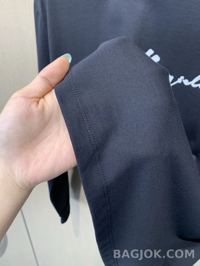 메종 마르지엘라 메종마르지엘라 손글씨 프린트 긴팔 티셔츠 상세 이미지