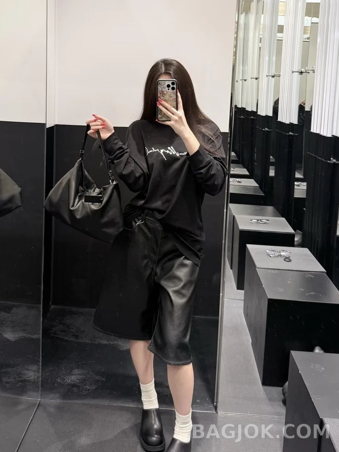 메종 마르지엘라 메종마르지엘라 손글씨 프린트 긴팔 티셔츠 상세 이미지