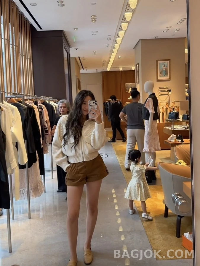 에르메스 에르메스 리브드 카라 집업 가디건 상세 이미지