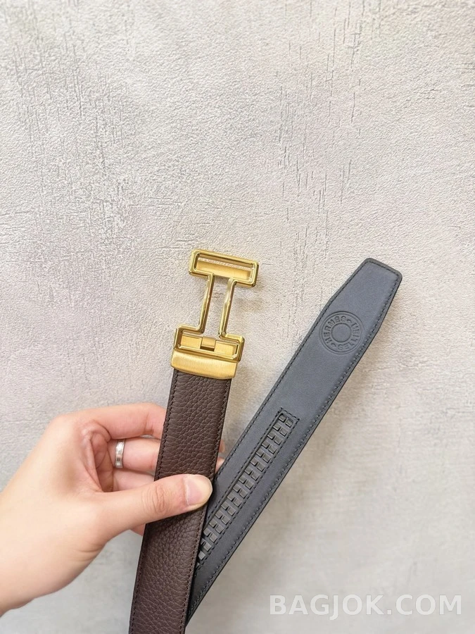 에르메스 에르메스 페블 H 자동 벨트 상세 이미지