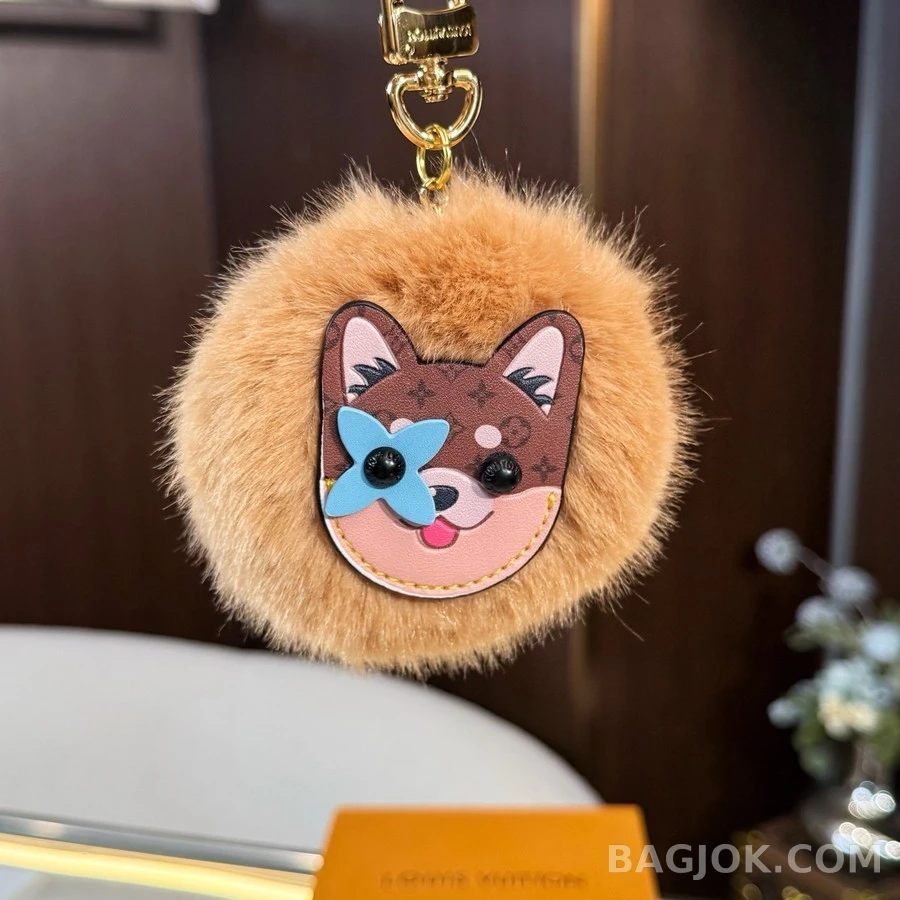 루이비통 루이비통 시바견 폼폼 백참 상세 이미지
