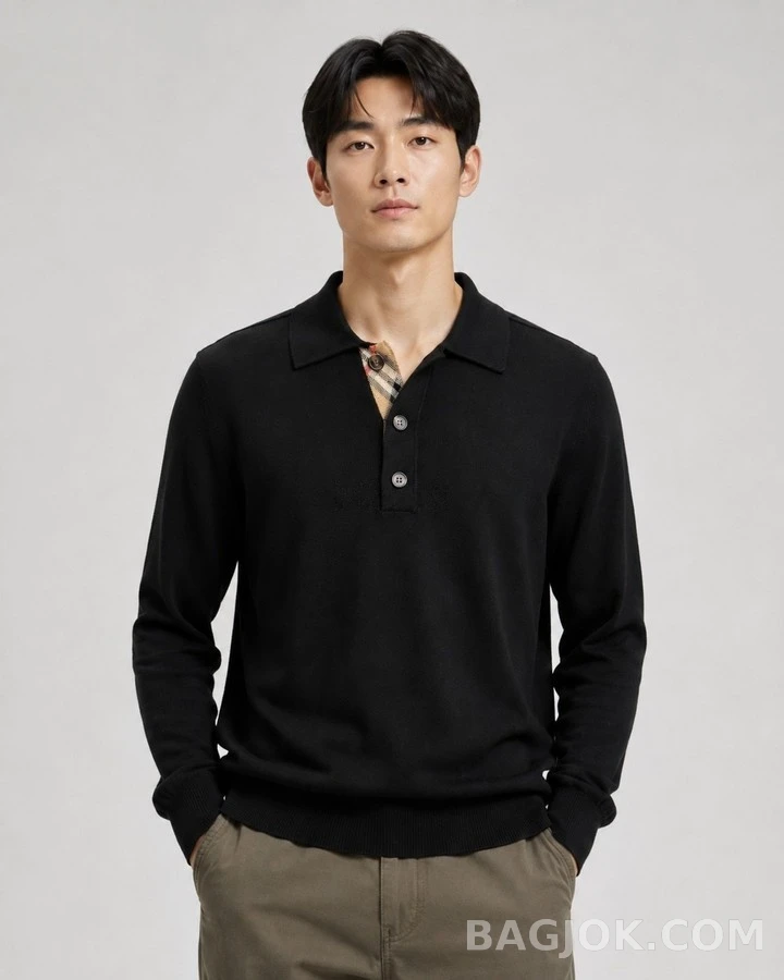 버버리 버버리 카라 니트 스웨터 상세 이미지