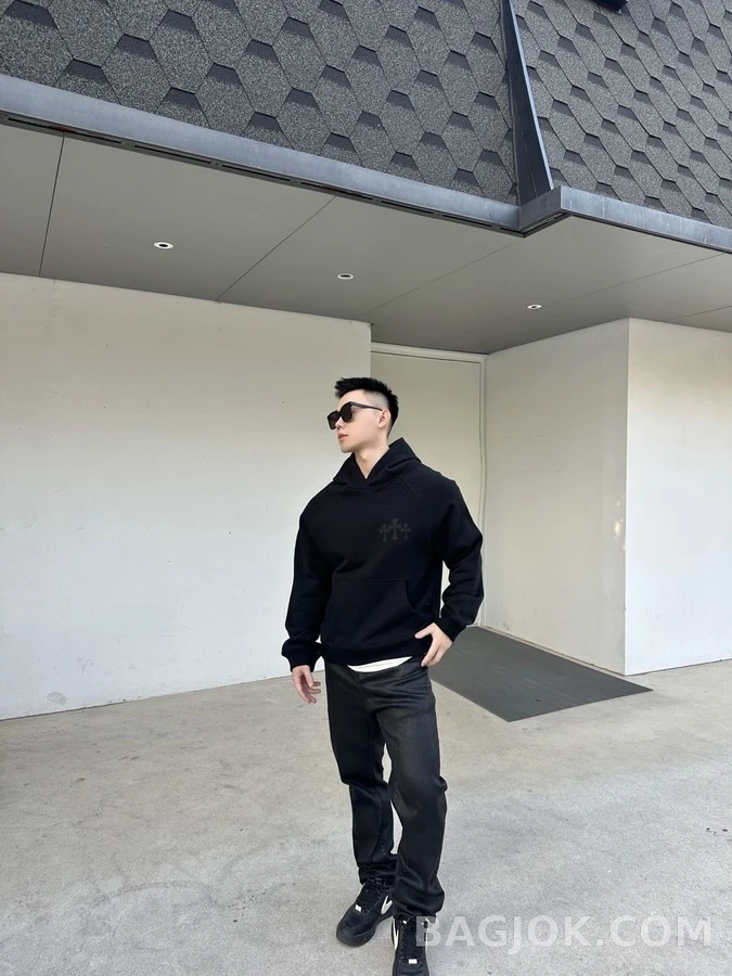 크롬하츠 크롬하츠 크로스 CH 로고 후드티 상세 이미지