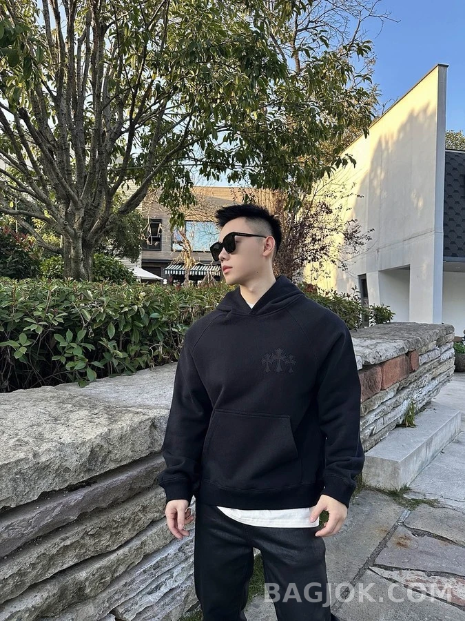 크롬하츠 크롬하츠 크로스 CH 로고 후드티 상세 이미지