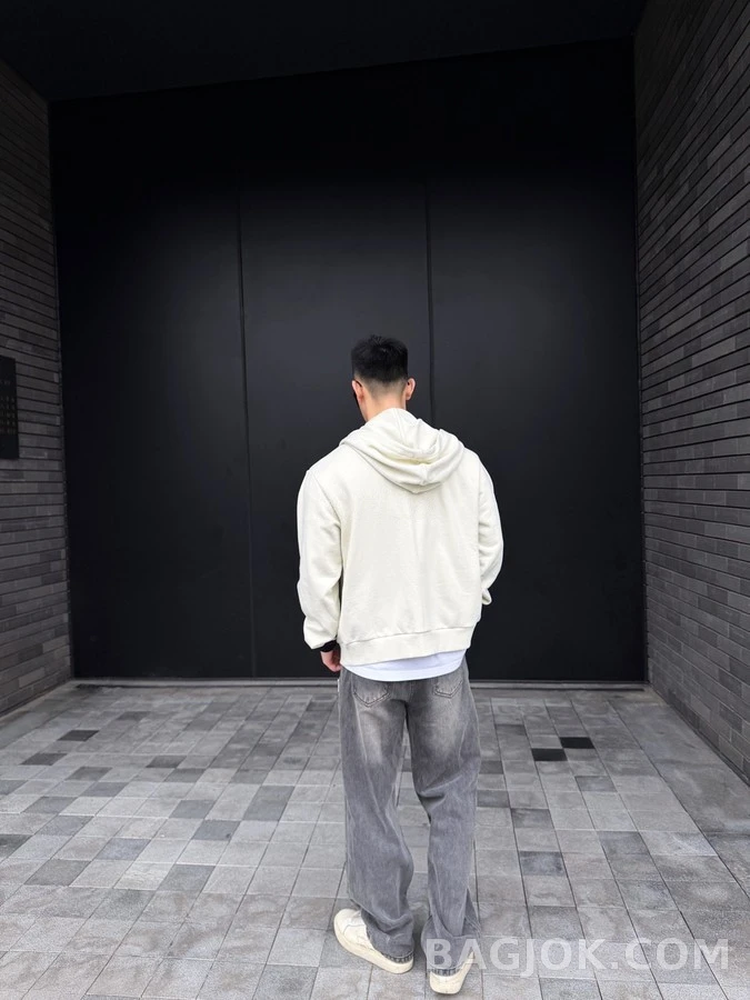 프라다 프라다 복고 휘장 후드 집업 상세 이미지