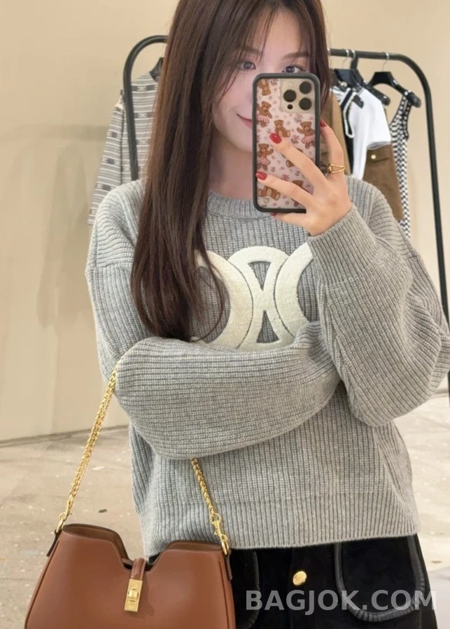 셀린느 셀린느 트리옹프 로고 니트 상세 이미지