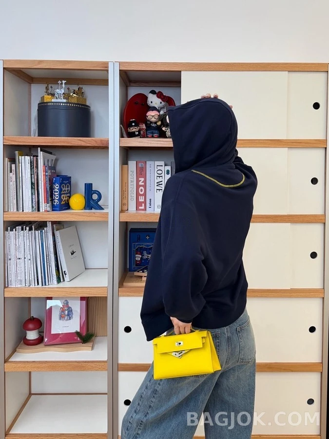 로에베 로에베 플라멩코 배색 드로스트링 후드 집업 상세 이미지