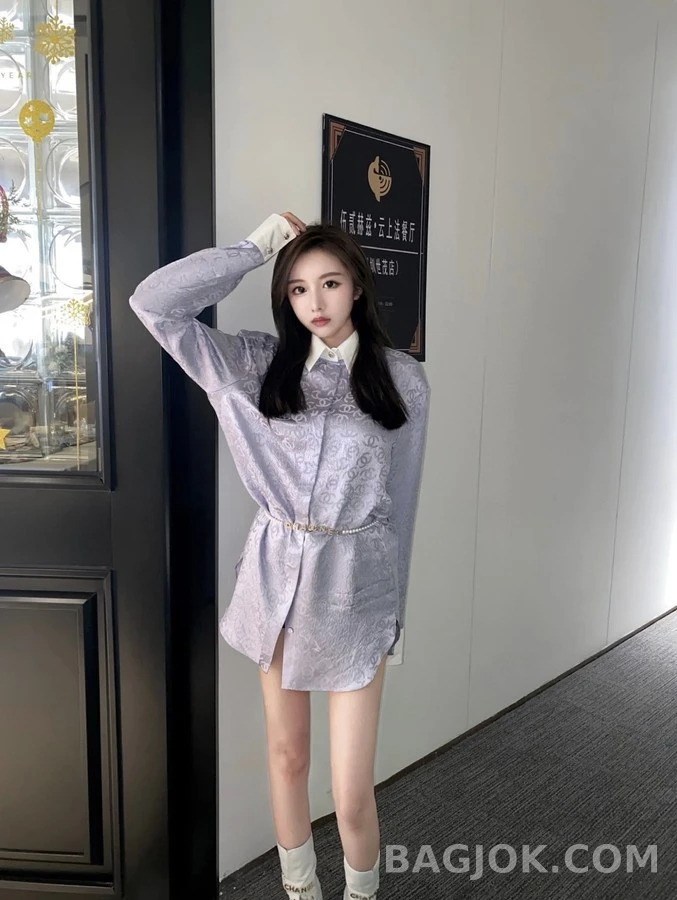 샤넬 샤넬 레터링 캡토 레이스업 부츠 상세 이미지