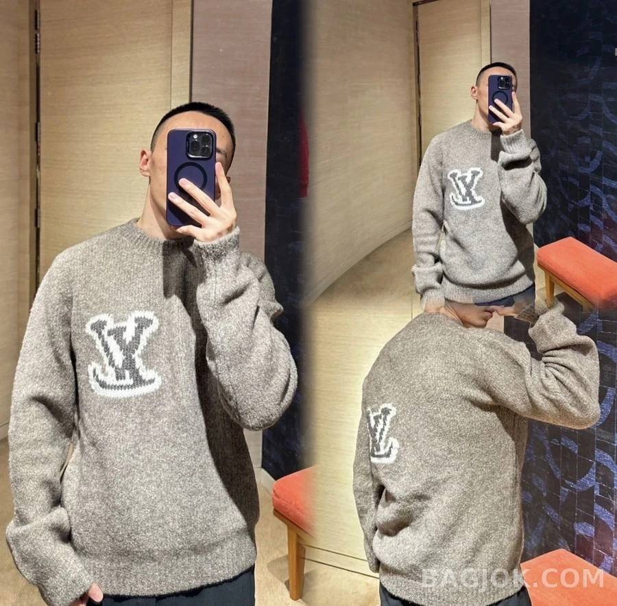 루이비통 루이비통 로고 테디 스웨터 상세 이미지