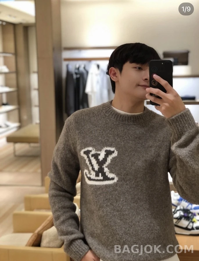 루이비통 루이비통 로고 테디 스웨터 상세 이미지