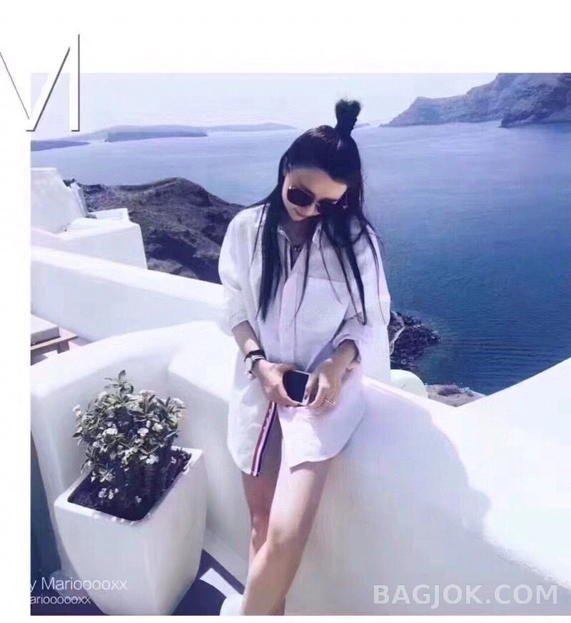 톰브라운 톰브라운 트리컬러 버튼다운 셔츠 상세 이미지