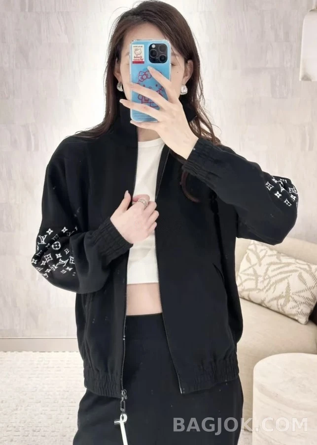 루이비통 루이비통 모노그램 집업 니트 상세 이미지