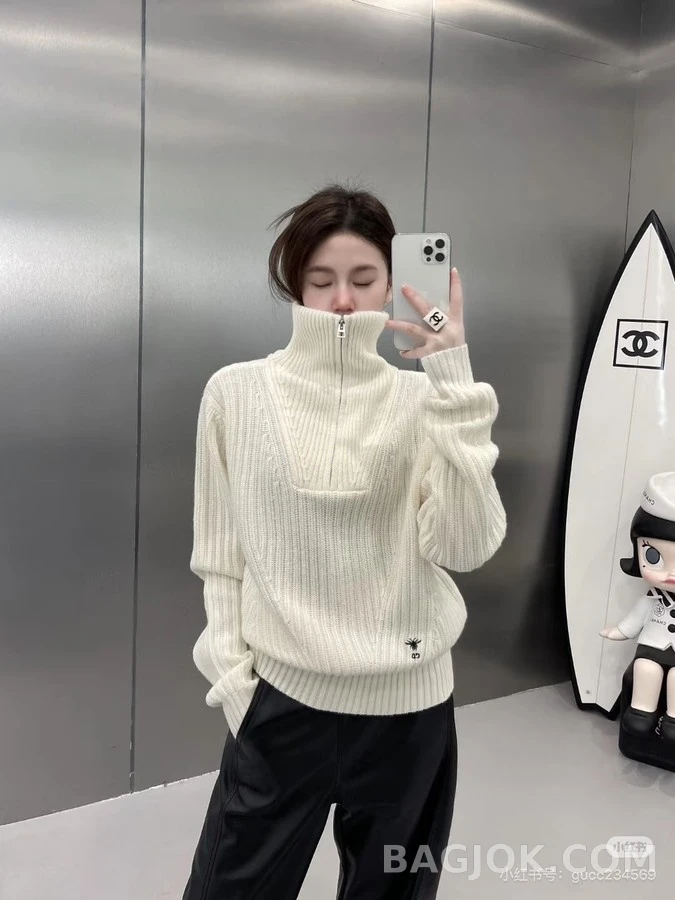 폴로 랄프 로렌 폴로 랄프 로렌 립 하프 집업 니트 상세 이미지
