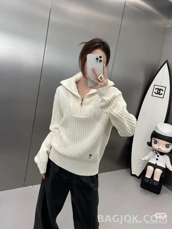 폴로 랄프 로렌 폴로 랄프 로렌 립 하프 집업 니트 상세 이미지