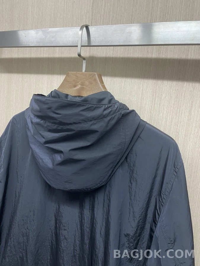 스톤아일랜드 스톤 아일랜드 메탈릭 나일론 후드 집업 상세 이미지