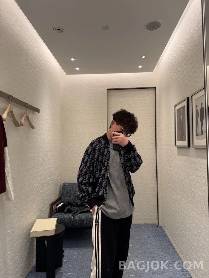 디올 디올 Oblique 자카드 집업 재킷 상세 이미지