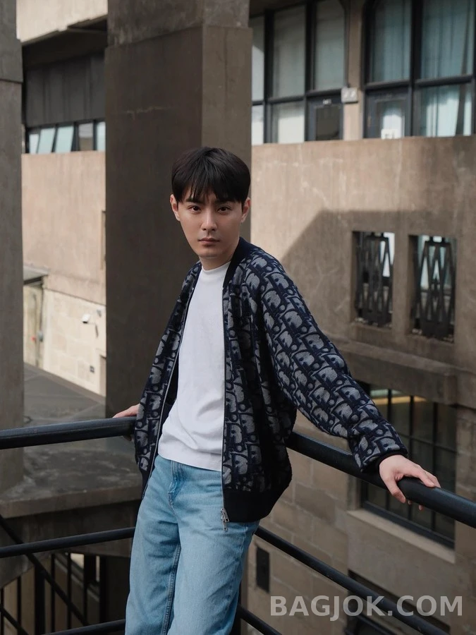 디올 디올 Oblique 자카드 집업 재킷 상세 이미지