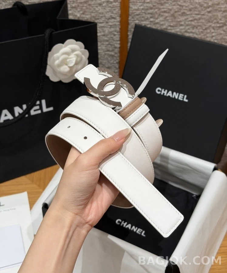 샤넬 샤넬 더블 C 버클 리버시블 벨트 상세 이미지