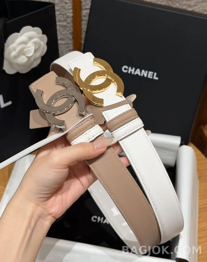 샤넬 샤넬 더블 C 버클 리버시블 벨트 상세 이미지