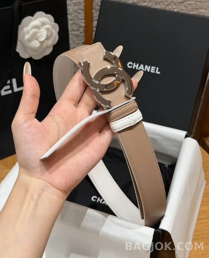 샤넬 샤넬 더블 C 버클 리버시블 벨트 상세 이미지