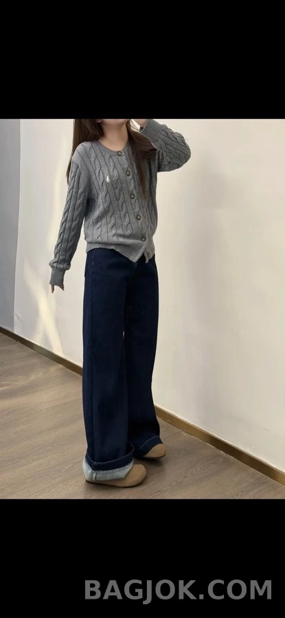 폴로 랄프 로렌 폴로 랄프 로렌 꽈배기 니트 가디건 상세 이미지