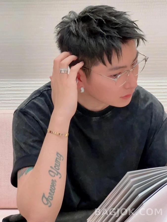 디올 디올 블록 다이아몬드 뱅글 상세 이미지