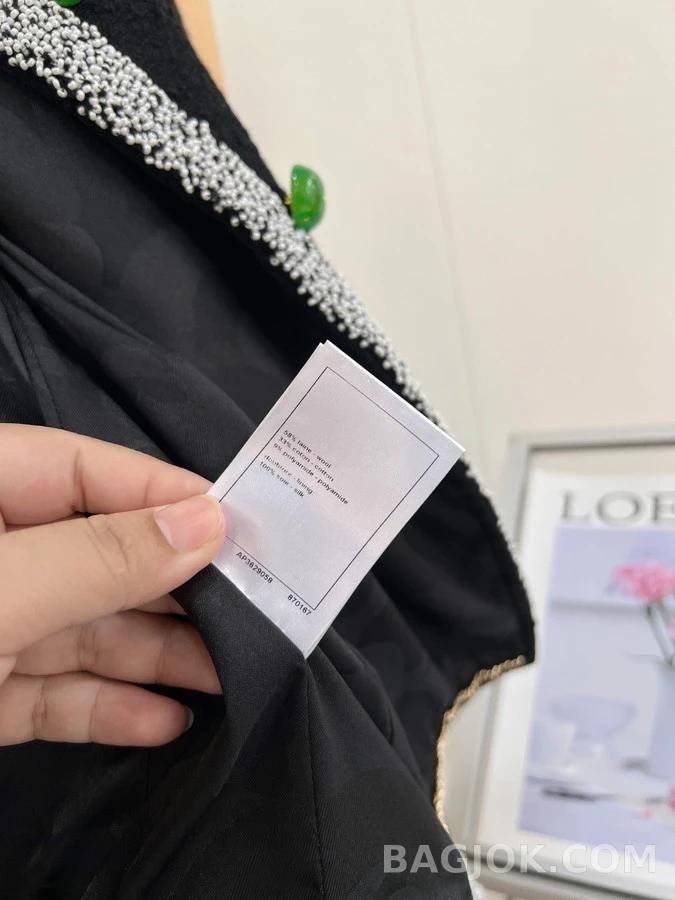 샤넬 샤넬 트위드 펄 트림 자켓 상세 이미지