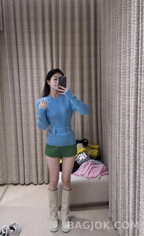 샤넬 샤넬 스웨이드 모카신 롱 부츠 상세 이미지