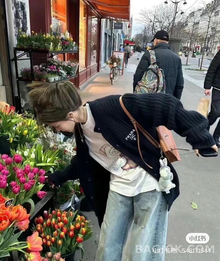 프라다 프라다 리브드 울 가디건 상세 이미지