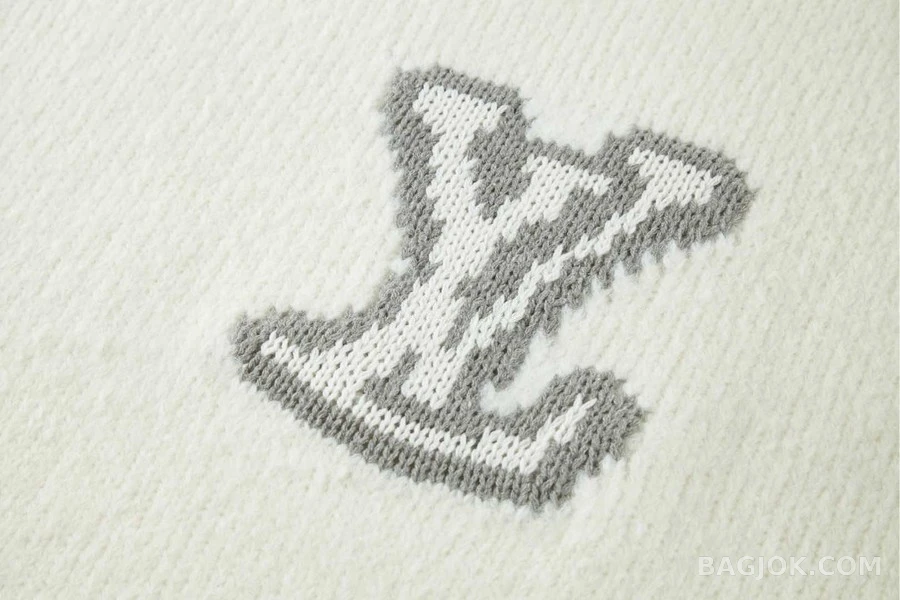 루이비통 루이비통 미러 로고 인타르시아 니트 상세 이미지