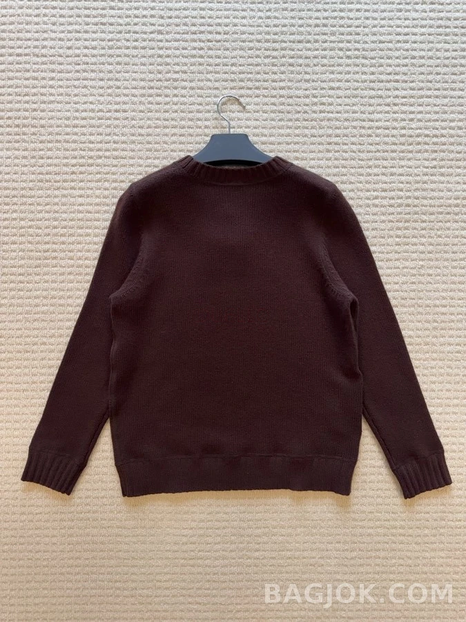 프라다 프라다 로고 인타르시아 니트 스웨터 상세 이미지